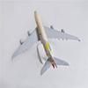 A380 20см Etihad Самолет Литой Металлический Сплав Авиалинии 1/400 Масштаб Самолет Со Стендом Модель Миниатюрный Самолет Коллекционные Подарки