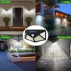 Hot Selling Solar Human Body Induction Wall Lamp Outdoor Garden Courtyard Lamp New Rural Area Outdoor Wall Landscape LED Lamp