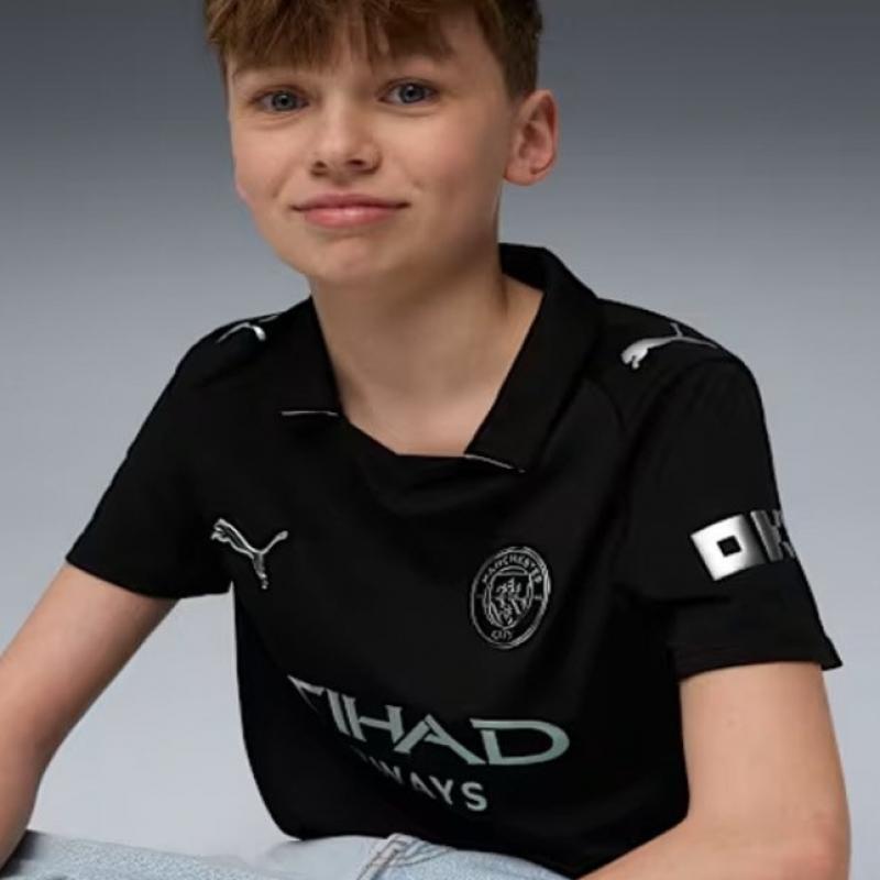 Puma Джерси реплика Манчестер Сити выездная для юниоров 780353 02