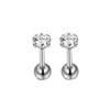 Stainless Steel Lip, Zircon Ear, and Ear Bone Studs - Trendy Piercing Jewelry