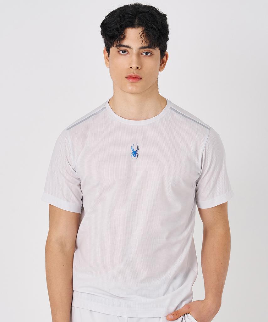 SPYDER Men'S Air-Dot Running Short Sleeve T-Shirt Spkmcnrs232Mlgr