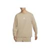 Logo Embroidered Outdoor Casual Sports Crew Neck Long Sleeve T-Shirt Men Tops Khaki DR7754-247