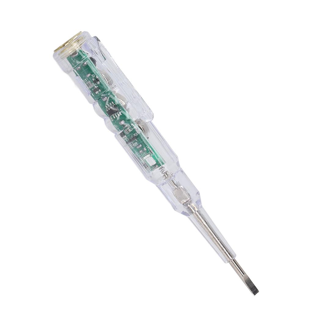 Voltage Tester Professional High Brightness Tri Color Electrical Tester Pen with Buzzer Alarm