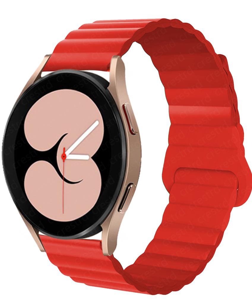 20/22mm Band for Samsung Galaxy Watch 5 Pro/4 6 Classic 46mm 42/active 2 Magnetic Silicone Bracelet Huawei Watch Gt 2/Pro Strap