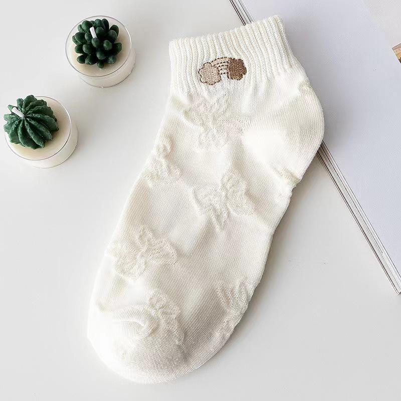 Женские летние дышащие сетчатые носки-лодочки — тонкие, впитывающие пот, в модном стиле TikTok