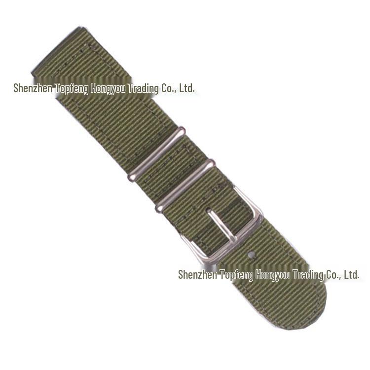 Korean Style Rainbow Canvas Nylon Watch Strap (18/20/22/24mm) for Apple Watch