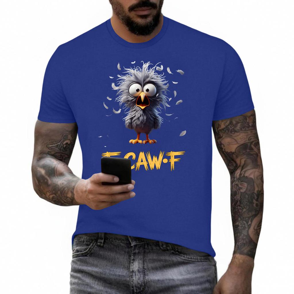 Funny F Caw F Chicken Rooster Cawing F-Caw-F Saying Pun T-Shirt