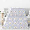 Cute Cartoon Duck Throw Blanket for Bed Sofa Couch  Soft Cozy Fleece Lightweight Yellow Ducks x Inches