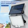 Super Bright 106 LED Solar Split Wall Lamp Motion Sensor Solar Lamp Waterproof For Outdoor Garden Patio Backyard Country House