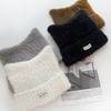 Women Knitted Beanie with Cat Ears Design Soft Yarn Winter Warm Fuzzy Hat for Ladies Fall and Winter Season