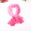 Silk Scarves for Women In Summer, Versatile Square Scarves, Thin Scarves with Black Fungus Edges
