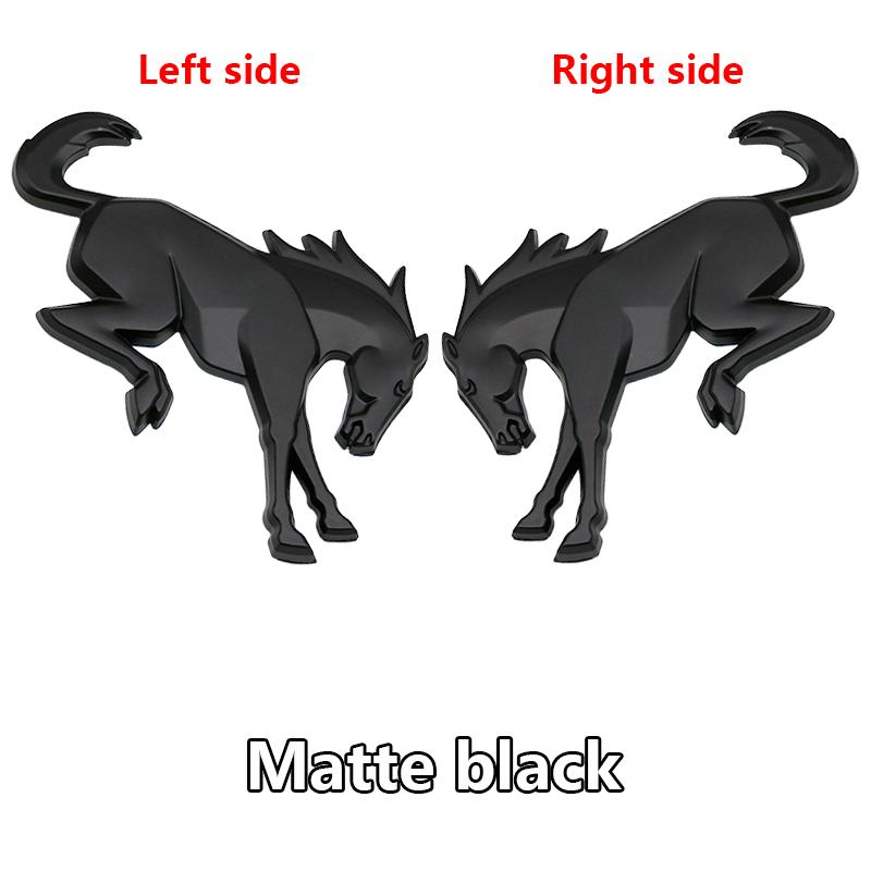 AACD1 Ford 3D Car Horse Stickers Hot For Ford Focus Bronco Logo Exterior Modification Tailgate Leaf Board Letters Animal Parts Badge