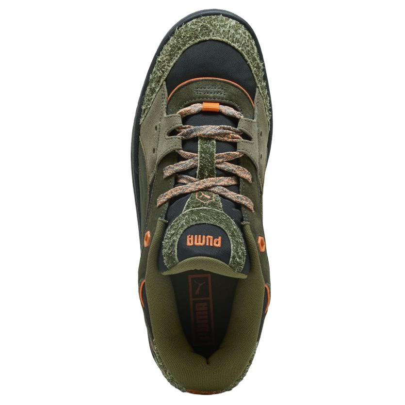 Puma 180 Free Spirits Vintage Suede Low-Top Sneakers Unisex Sneakers Green Black 403231-01