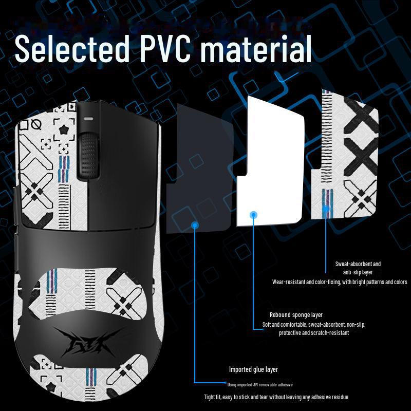 ATK Raykong X1/X1PRO/PRO MAX/Ultra Mouse Anti-Slip Sweat-Absorbent Wear-Resistant Sticker