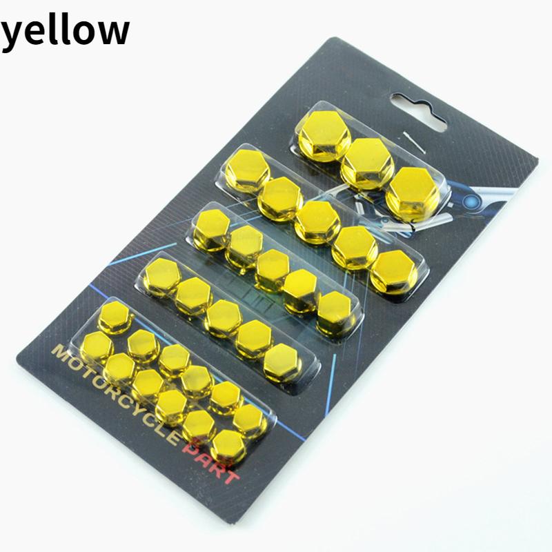 30 шт./компл. аксессуары для мотоциклов, гайка с головкой винта, гальваническая крышка, подходит для декоративной крышки