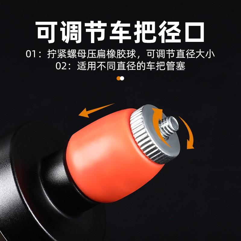 Bike Handlebar End Lights Waterproof Safety Warning Light Road Mountain Cycling Night Riding