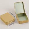 Tin Storage Boxes Small Metal Storage Box Jewelry Keys Coins Box Wedding Candy Storage Tin Can Organizer