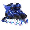 Светящиеся детские роликовые коньки со вспышкой для мальчиков и девочек, размеры S/M/L, Рождественский подарок для детей, удобные дышащие