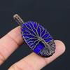 Tree Of Life Lapis Lazuli Gemstone Pure Copper Wire Wrapped Handmade Pendant Jewelry