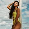 Высококачественный новый сексуальный цельный купальник облегающий однотонный бикини женский бикини