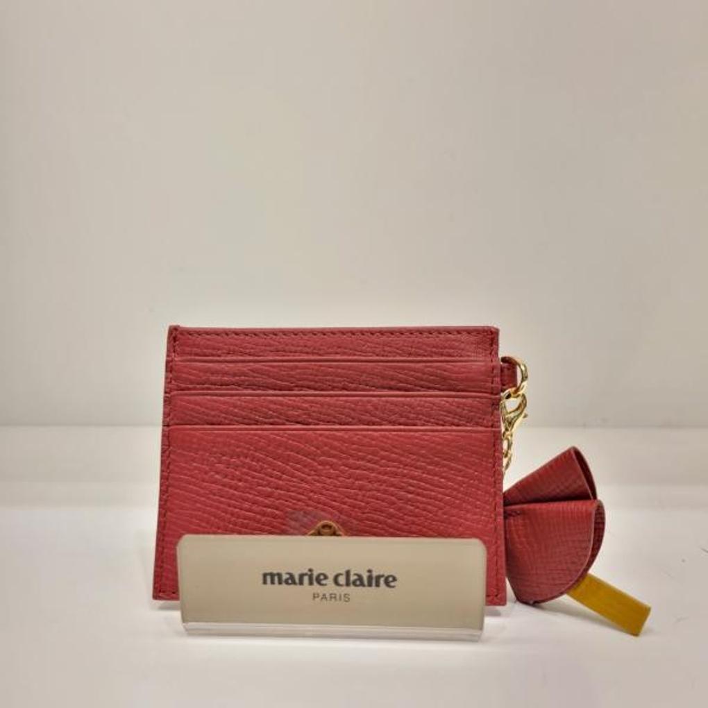 Marie Claire Ultra-Slim Natural Leather Casual Card Holder Wallet