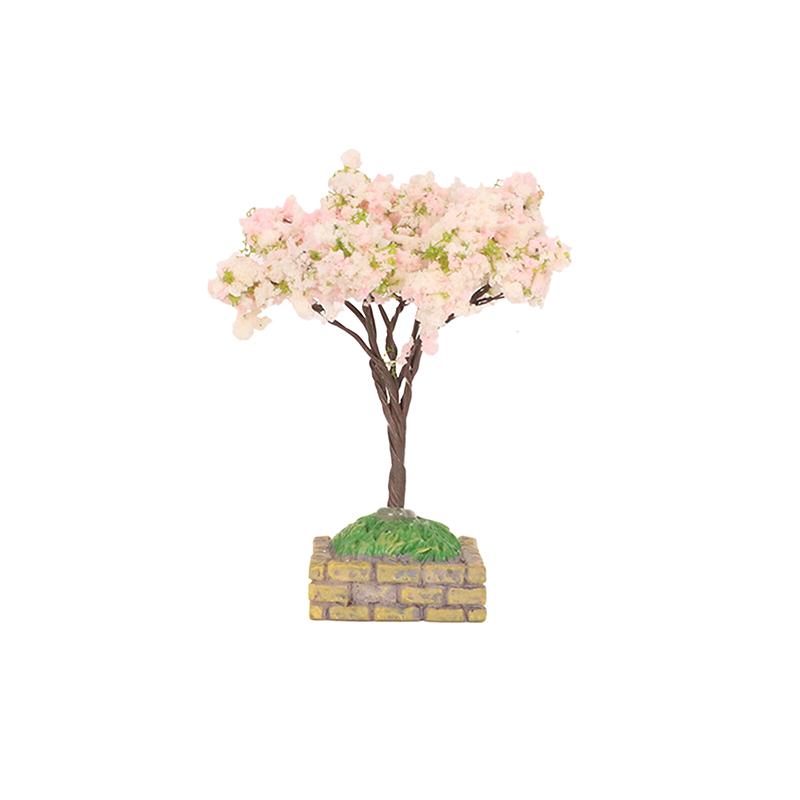 1 шт., аксессуары для домашнего сада, мини-модель дерева, кукольный домик, украшения для сада фей, миниатюры, микроландшафт, фигурка из смолы