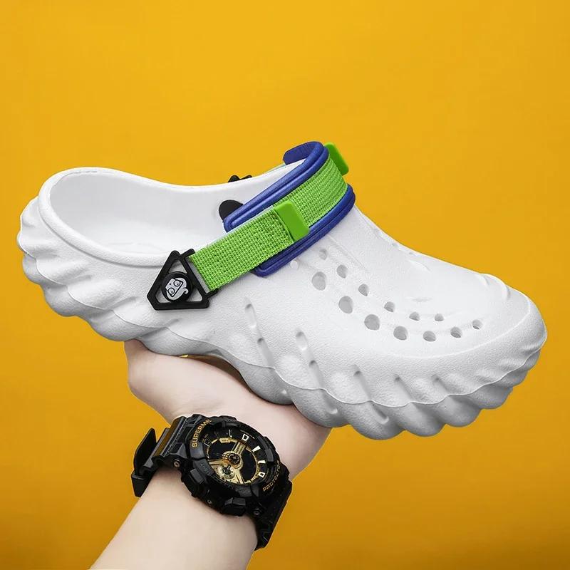 New Factory Cheap EVA Men's Clogs Shoes Lightweight Wholesale Plastic Clog Men Beach Working Sandals With Men Clogs&Mules