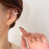 French High-end Ear Bone Ring Ear Clip Temperament Ear Bone Clip Without Ear Piercing Women Simple and Cold Style