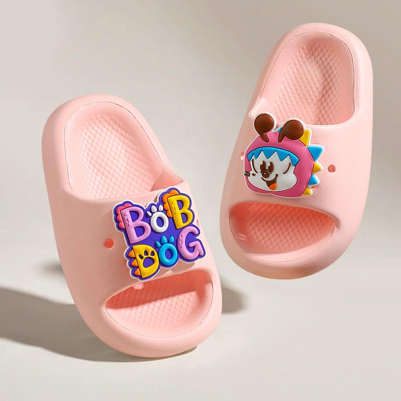Новые детские тапочки с мягкой подошвой, летние детские домашние тапочки с героями мультфильмов
