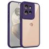 Прозрачный силиконовый чехол для Motorola Edge 60 Neo edge60 Neo, задняя панель из ПК, бампер из ТПУ, противоударный, прозрачный чехол для телефона