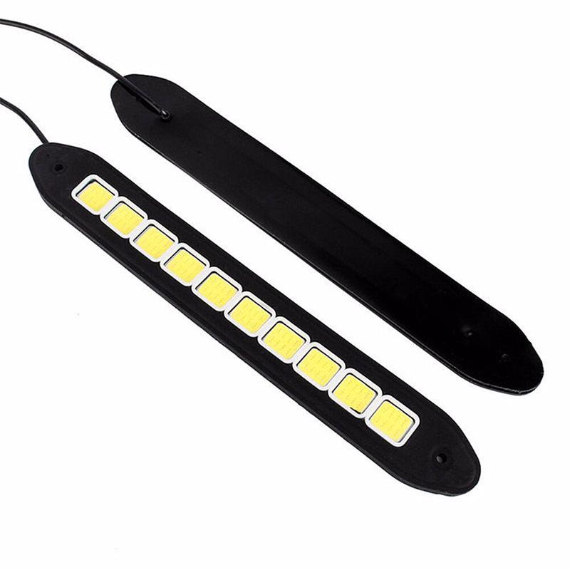 1X 10Led 12V Дневная полосовая лампа Противотуманная фара для вождения автомобиля Водонепроницаемая