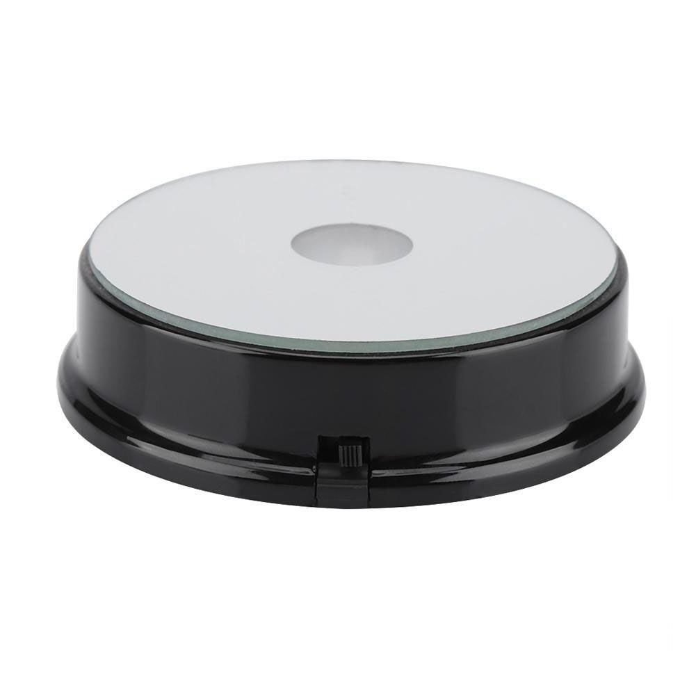 Seven Color LED Light Plastic Base Round Stand for Glass Bottle Crystal Figurine Decoration and Sturdy Lamp Base