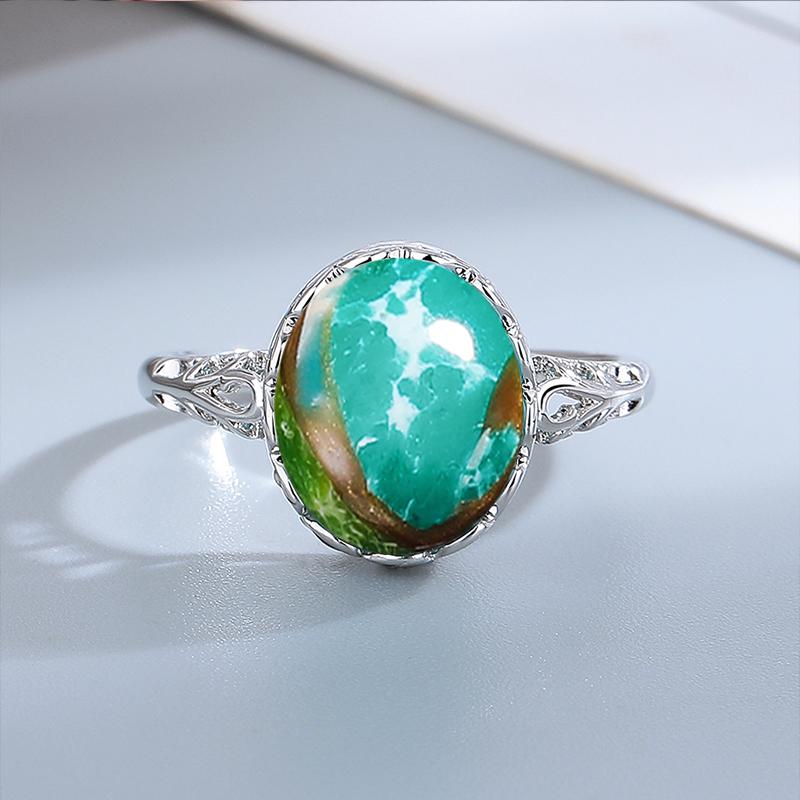 Серебряное Кольцо 10*12 мм Круглое Натуральный Лунный Камень Аметист Агат Камень Винтажное Кольцо Для Женщин Вечеринки Подарки