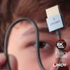 LINDY CROMO LINE Кабель HDMI 4K 0.3м 2.0 Тип-A Ультратонкий (Номер модели 41669)