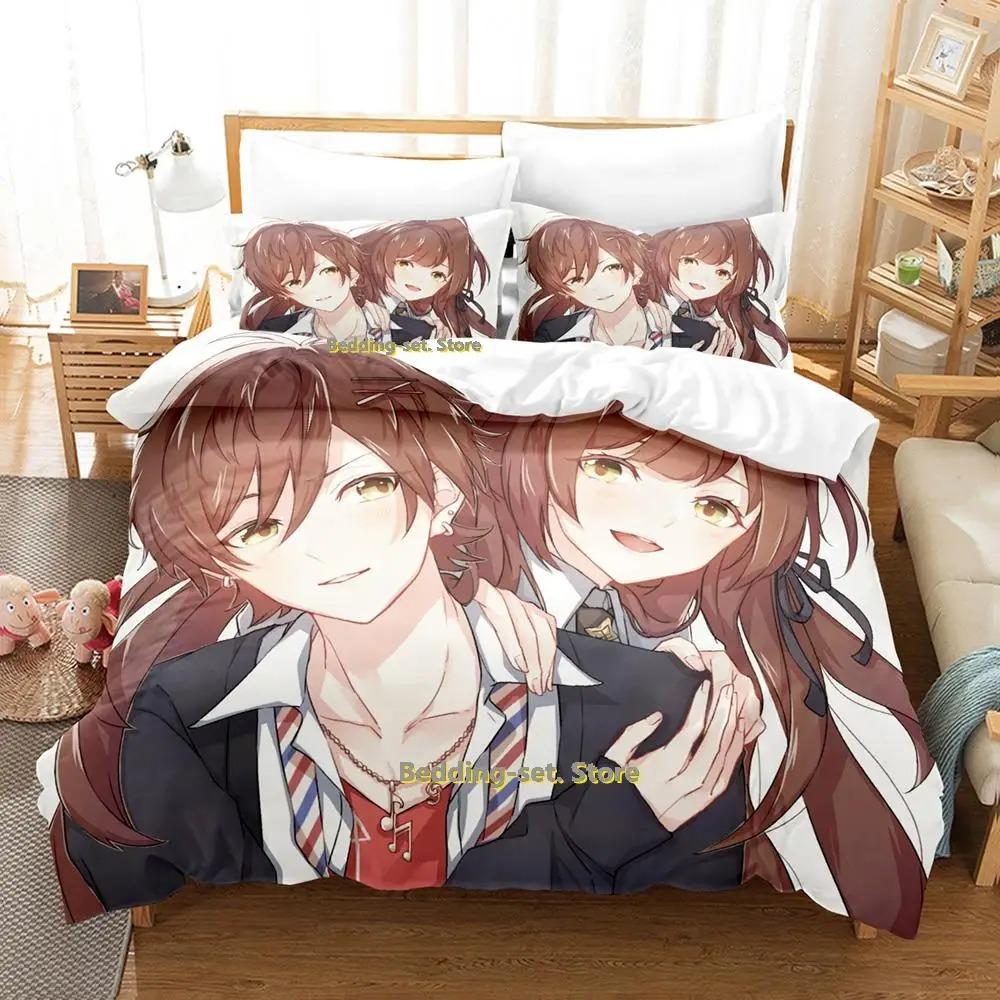Новый комплект постельного белья Collar x Malice Single Twin Full Queen King Size Bed Set Adult Kid Bedroom Duvetcover Sets Anime lit