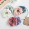 Большой корейский плюшевый пучок для волос, петля, кудрявая оборка, новая резинка для волос, шарм и красота