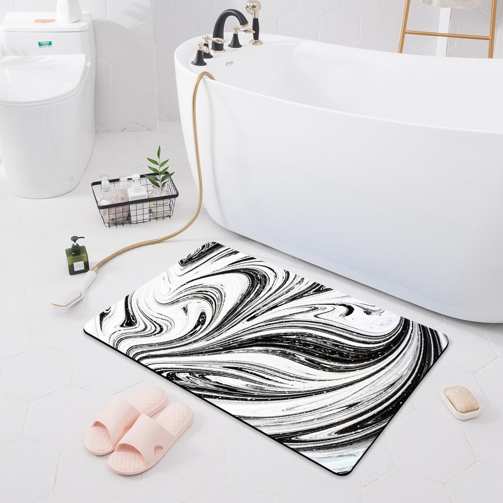 Non-slip Absorbent Mat Entry Door Mat Bathroom Shower Carpet Home Bathroom Bedroom Floor Kitchen Carpet