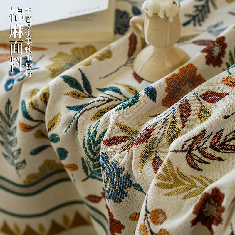 French Pastoral Embroidered Tablecloth High-End Dining Table Square Table Round Table Coffee Table Rectangular Tablecloth Dining Table Cloth