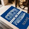Indianapolis Colts Fan Gear Customize Text Floor Rug Office Rug Perfect for Decorate room Dining Room Entryway Outdoor Anti-slip Rug Anime Office Deco