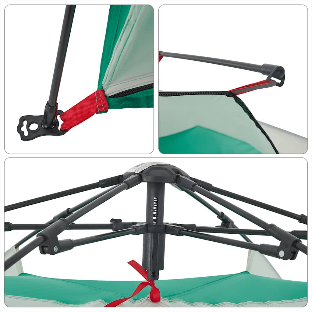 Beach Tent for 3 Persons Sea Green Quick Release Waterproof