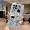 Чехол для Samsung Galaxy M33 5G Милый Кот Мультяшный Защитный Мягкий Силиконовый Чехлы для Телефона Для Samsung M 33 GalaxyM33 Бампер Прозрачный Чехол