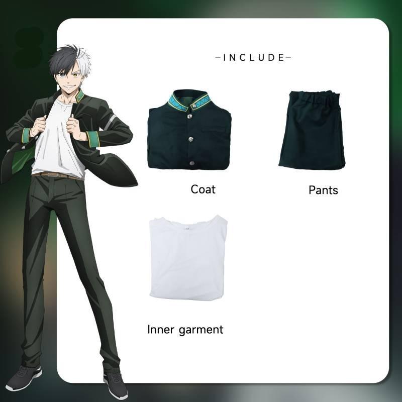 Ветрозащитная куртка из полиэстера, костюм для косплея с аксессуарами