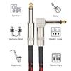 6m 6.35mm Audio Cable Metal Head Noise Reduction Cable Electric Guitar Cable  Studio Use