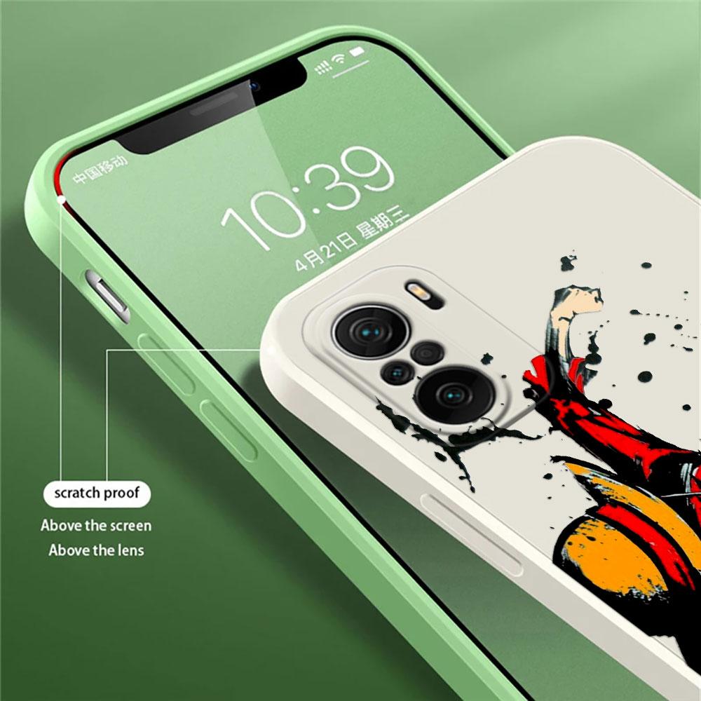 Japan Anime One Sabo Ace Pieces Case For Xiaomi Poco X7 F7 M7 X4 X5 F6 M6 Pro Mi 11T 12T 13T 14T 15T Pro 15 F8 Ultra Phone Cover