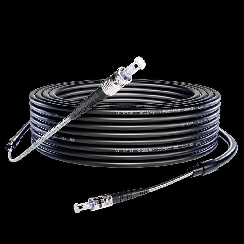 ST-ST Outdoor Armored Single-Mode Fiber Optic Patch Cable