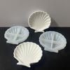 Формы из смолы Силиконовая форма для лотка в форме ракушки для DIY Раковина Пластина для хранения ювелирных изделий Многоразовые формы для чаш из смолы Силиконовые формы для мыла и эпоксидной смолы для украшения дома