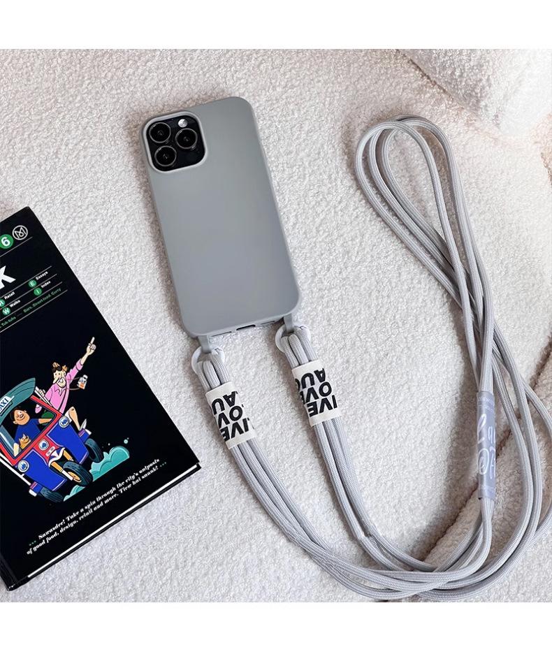 Apple 15 iPhone 14 Pro Max Чехол-кроссбоди с ремешком - Премиальный нишевый защитный чехол