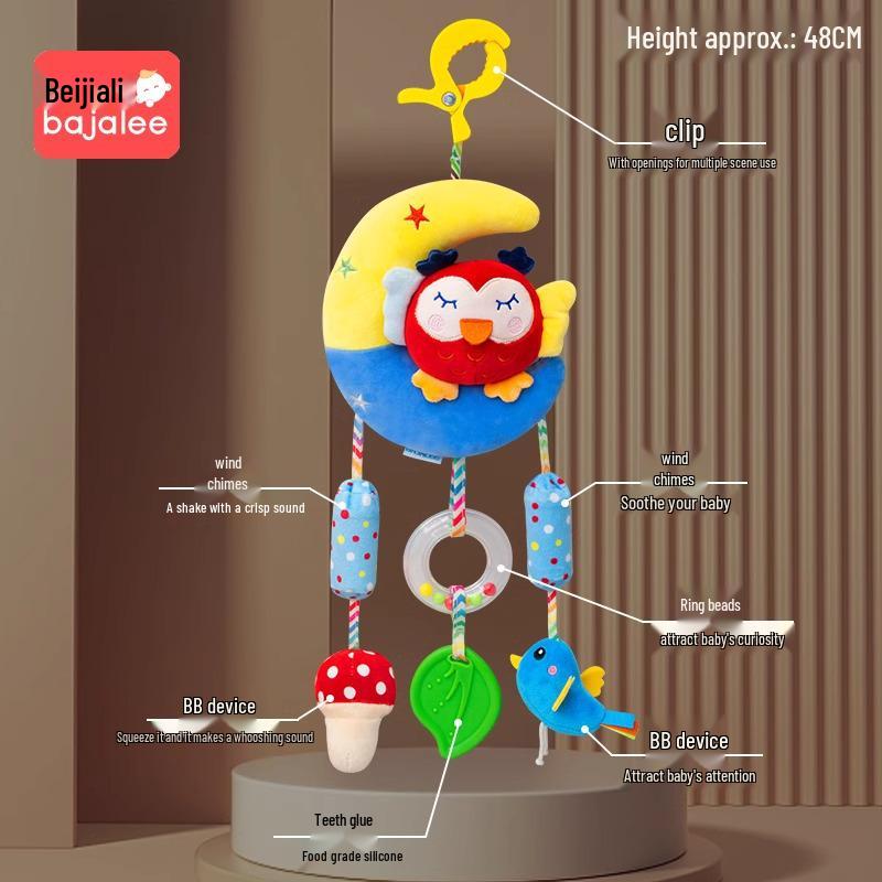 Подвесная погремушка-колокольчик для детской коляски и кроватки