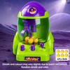 Mini Claw Crane Doll Game Machine Space Rocket Crawler, Ball Pincer, Egg Twister - Halloween/Christmas Gift To Win Prizes!