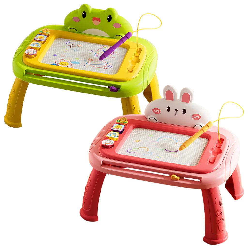 Магнитная доска для рисования, стираемая доска для эскизов, рисования, дудлов с 4 штампами, раннее обучение Эд